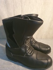 BIKERS GEARBOX UNISEX MOTORCYCLE BOOTS, SIZE EURO 39, UK 6. GOOD CONDITION.