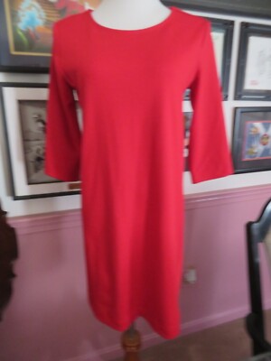 Expressly Trends Portland ME Red Dress Size Med. Petite