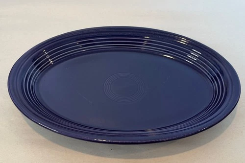 Fiesta Ware Lg 13.5" x 9.75” Oval Platter/Plate PLUM PURPLE HLC USA