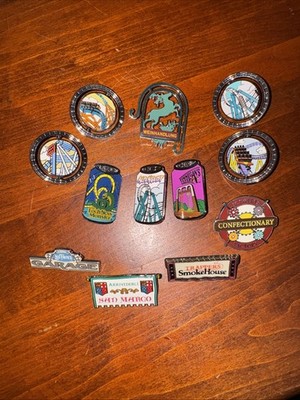 Busch Gardens Williamsburg Mega 12 Pin Lot Loch News Alpengeist Griffon Trappers