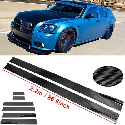 For Dodge Magnum R/T,SXT Carbon Fiber 2.2m/86.6inch Side Skirt Rocker Panel