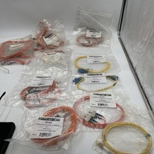 14 QTY Fibertron Fiber Optic Patch Cord Cables 807851 706884 808070 807850