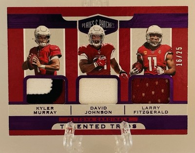 2019 Plates & Patches Talented Trios Purple /25 - Murray/Johnson/Fitzgerald
