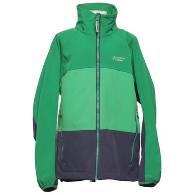 North Bend, Softshelljacke, Unisex (Kinder), Größe: 146/152, Grün/Grau #onW