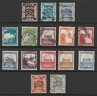 MIDDLE EAST  -  PALESTINE ETC 1922/45 LOT 0F 15 DIFFERENT NICE/FINE USED