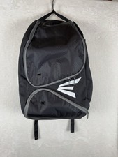 Easton Baseball Backpack Black Grey 2 bat capacity Softball Cleat pocket