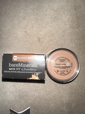 BareMinerals Matte SPF 15 Foundation N50 Deepest Deep 6g NEU/OVP