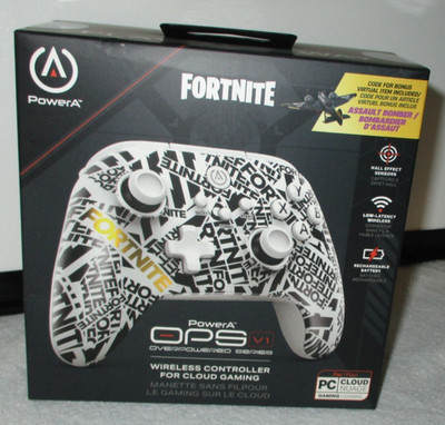 PowerA OPS OverPowered Series V 1 Wireless Controller Cloud Gaming Fortnite NEW