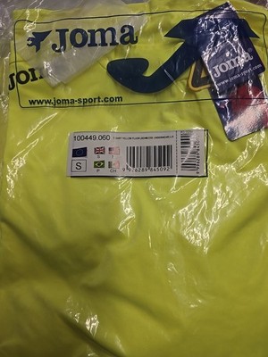 Joma Academy Yellow Fluor Seamless L/S Baselayer 100449.060 Size Small 