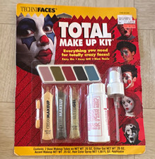 Vintage NOS 1993 90s Technifaces Total Make Up Makeup Halloween Clown