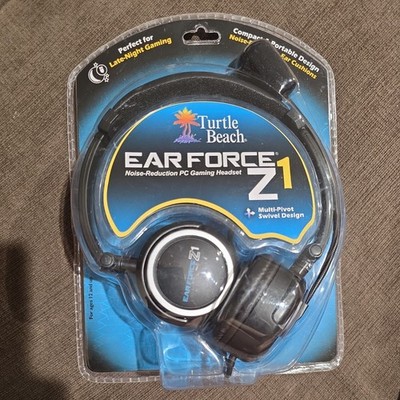 Turtle Beach Ear Force Z1 Noise Reduction Headphones Headset for PC Gaming New