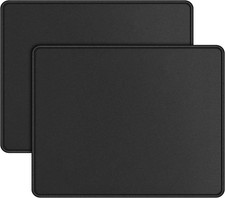 Mouse Pad 11x8.5 Inch, Stitched Edge, Non-Slip Rubber Base, 2 Pack Mat