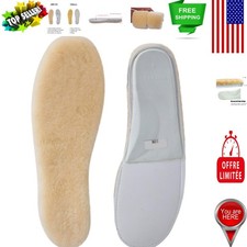 Luxurious Sheepskin Insoles for Women's Comfortable Footwear Size 9