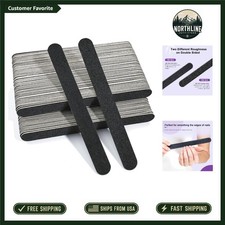 Soft Grit Nail File Set - 100PCS 100/180 Grit Perfect for Manicures  Pedicures