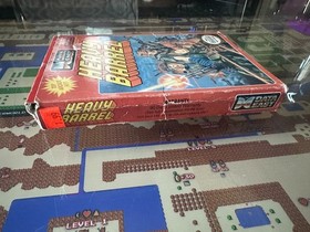 NES Nintendo Heavy Barrel CIB Complete w Box Manual Tested Data East 1990