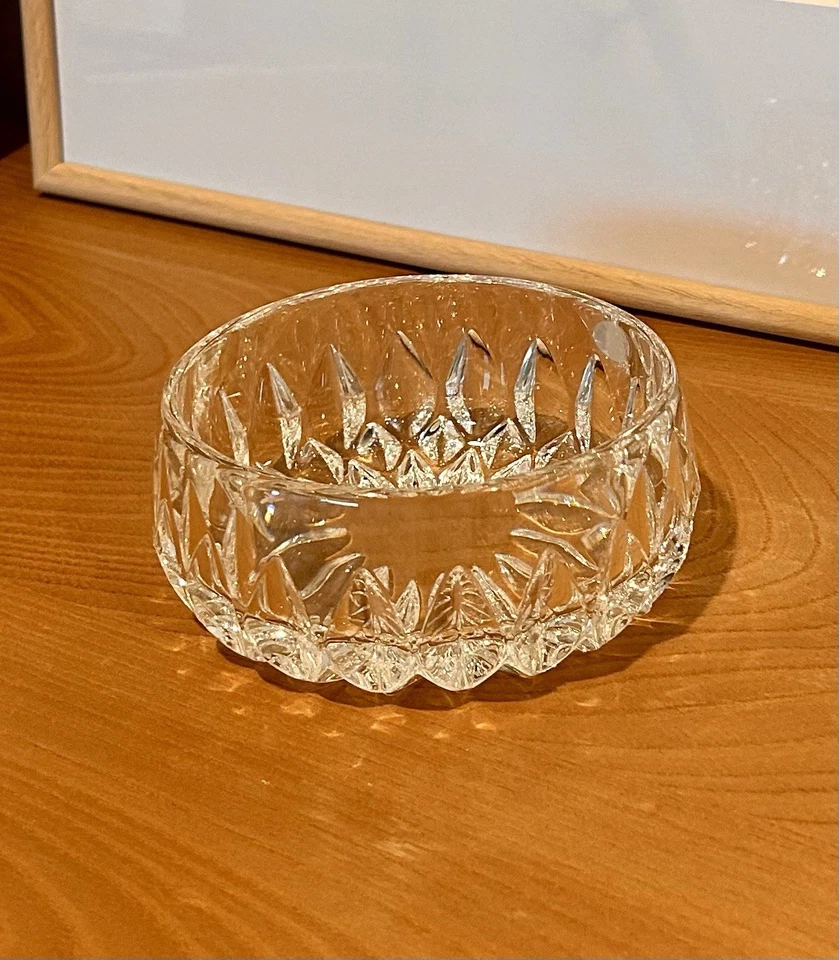 Vintage Gorham Althea 4.5" Full Lead Crystal Bowl Made in Germany Mint in box - Image 3 of 4