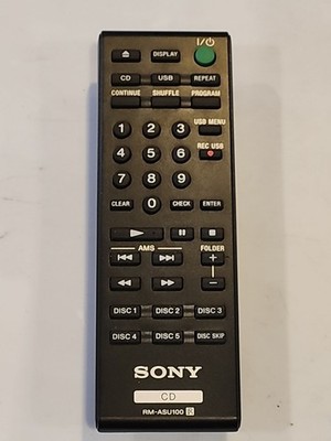 Sony RM-ASU100 CD Remote Control 