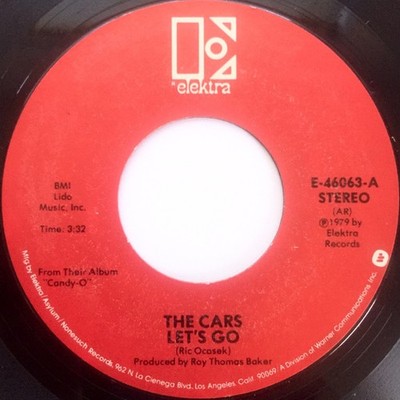 Cars - Let's Go - Used Vinyl Record 7 - G8100z