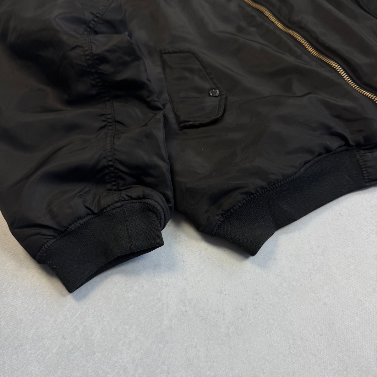 VINTAGE FOSTEX GARMENTS MA-1 REVERSIBLE NYLON BOMBER JACKET RAF VINTAGE FOSTEX GARMENTS MA-1 REVERSIBLE NYLON BOMBER JACKET RAF
