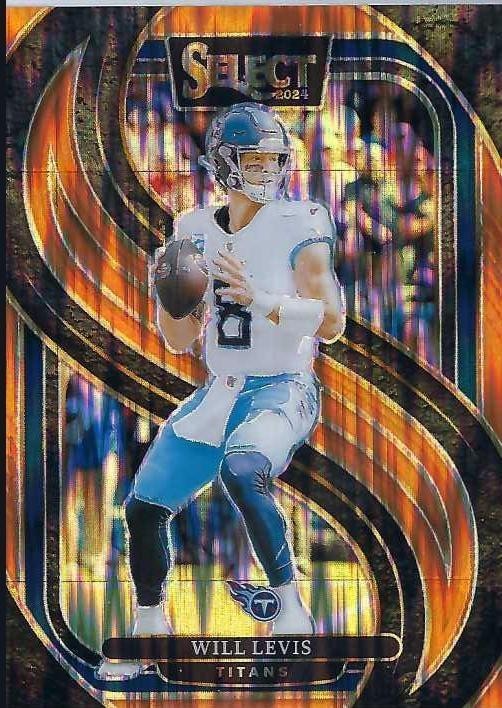 2024 Panini Select - Premier Level Will Levis #200 Orange Prizm /399