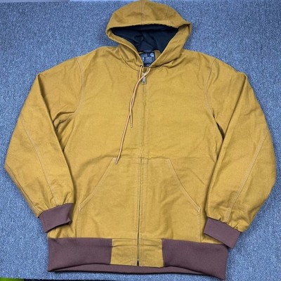 Carhartt Jacke Herren XL J140 hellbraun Firm Duck Active Loose Fit Heavy Workwear Chore