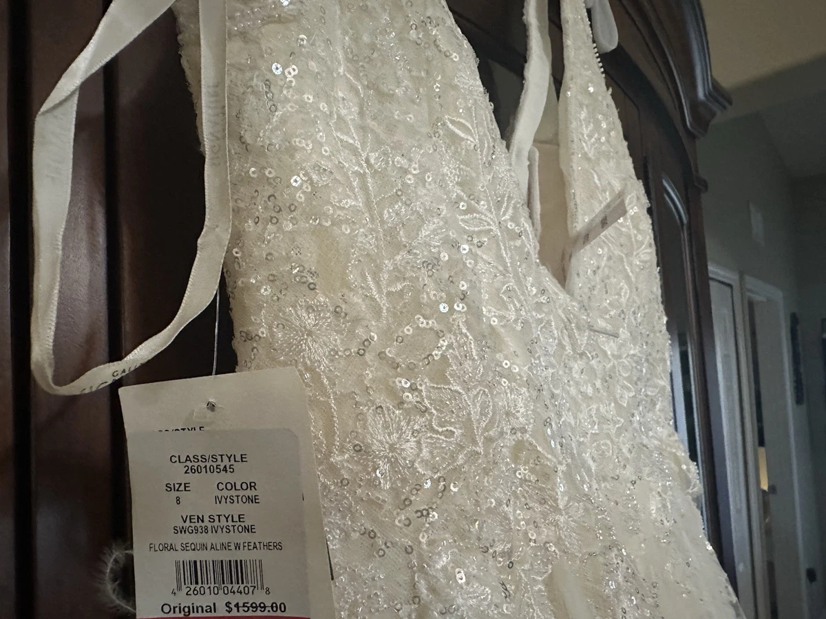 Sequin David's Bridal Wedding Dresses for sale | eBay Sequin David's Bridal Wedding Dresses for sale | eBay
