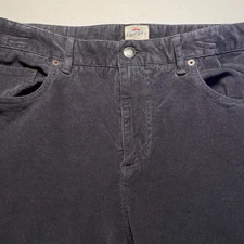 Faherty Pants 33 (34x32) Stretch Terry Corduroy 5 Pocket Slim Gray MBH2206-FDN