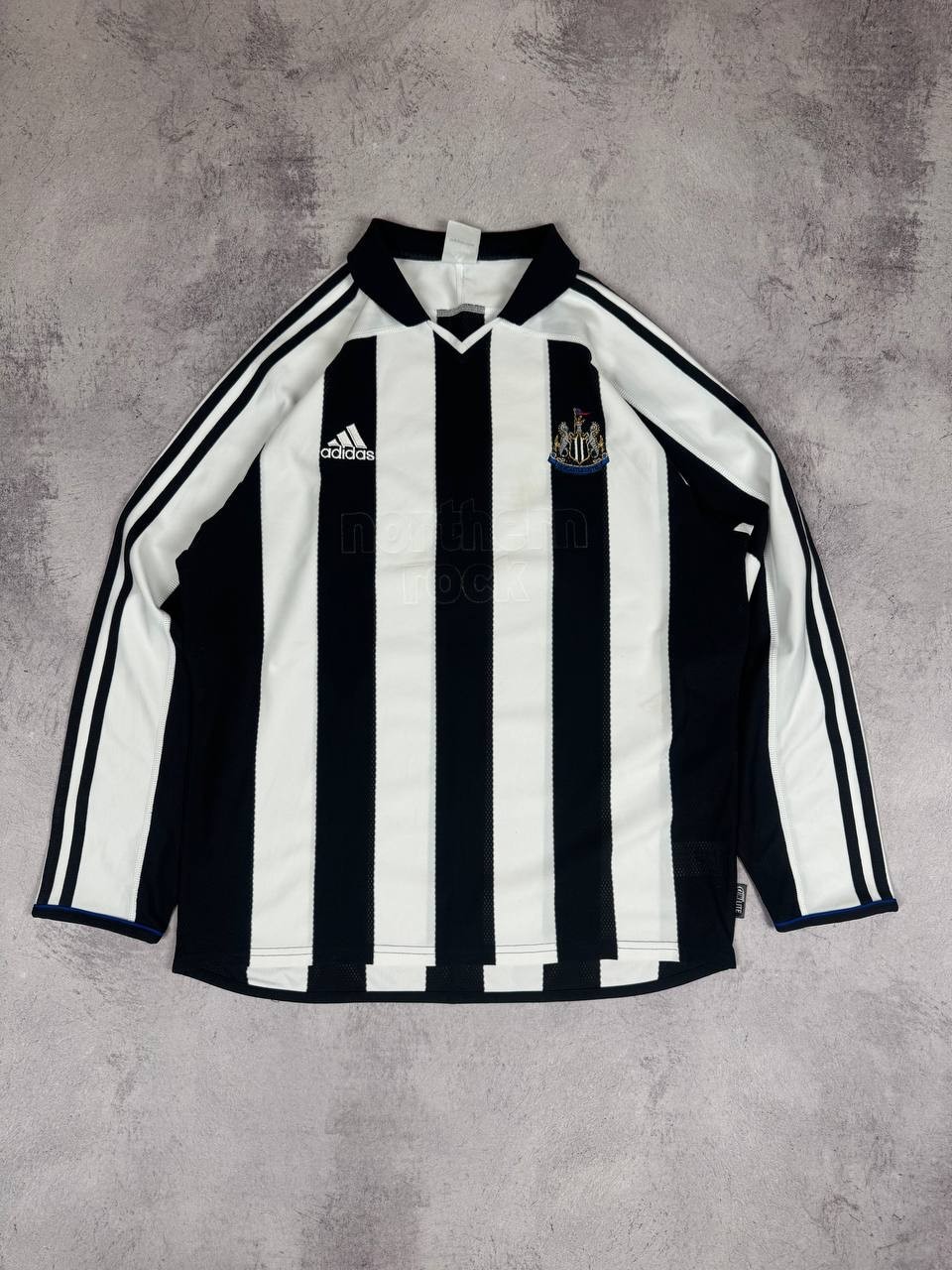 ADIDAS NEWCASTLE VINTAGE 2002 SOCCER LONGSLEEVE JERSEY