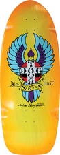 Dogtown Big Foot 70s Rider Skateboard Deck 11.87x30.54 Yellow/Orange