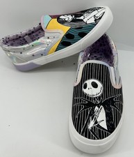 Disney Nightmare Before Christmas Sally  Jack Slip On Shoes Women  s 7