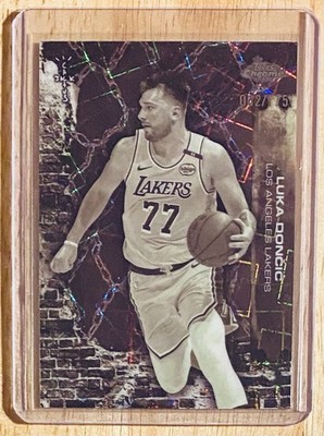 2025-26 Topps Chrome Cactus Jack Luka Doncic #37 Lasers Refractor /175 