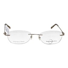 Naturally Rimless NR 359 Authentic Designer Eyeglasses Frame 52-18-135 Gold