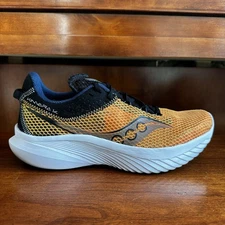 Saucony Kinvara 14 Finesse Flame Running Shoes Sneakers Orange Comfort Mens 8