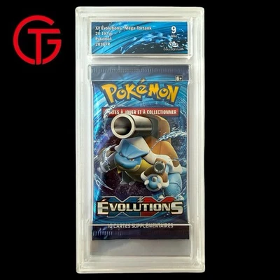 Booster Pokémon Gradé CA 9 - XY Évolutions - Méga-Tortank - Scellé Fr - Photo 1/3