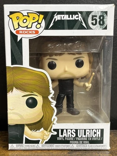 Funko Pop! Rocks: Metallica - Lars Ulrich #58 Vinyl Figure