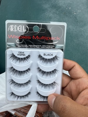 New 4 Pairs Ardell Demi Wispies Natural Multipack False Eyelashes