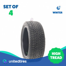 Set Of 4 Used 23545r18 Bridgestone Blizzak Lm-005 98v - 9.532