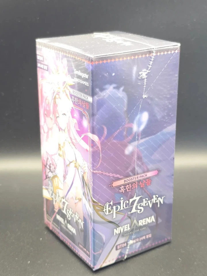 Epic Seven Nivel Arena BT04 Frost Days Booster Box 24 Packs Korean TCG Sealed - Image 3 of 4