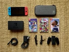 Nintendo Switch HAC-001(-01) Console Bundle + Dock, Case, Cables & 3 Games