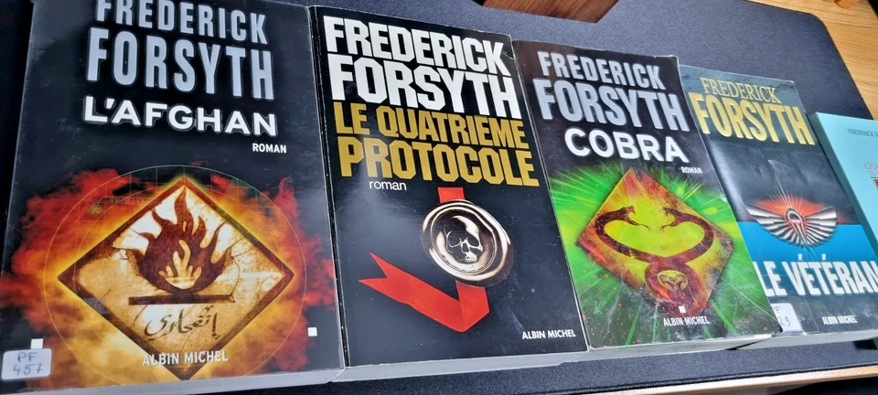 5 Livres Policiers Frederick Forsyth Première éditions Françaises Grand format - Photo 3/4