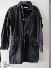 ladys zara jean dress with zip