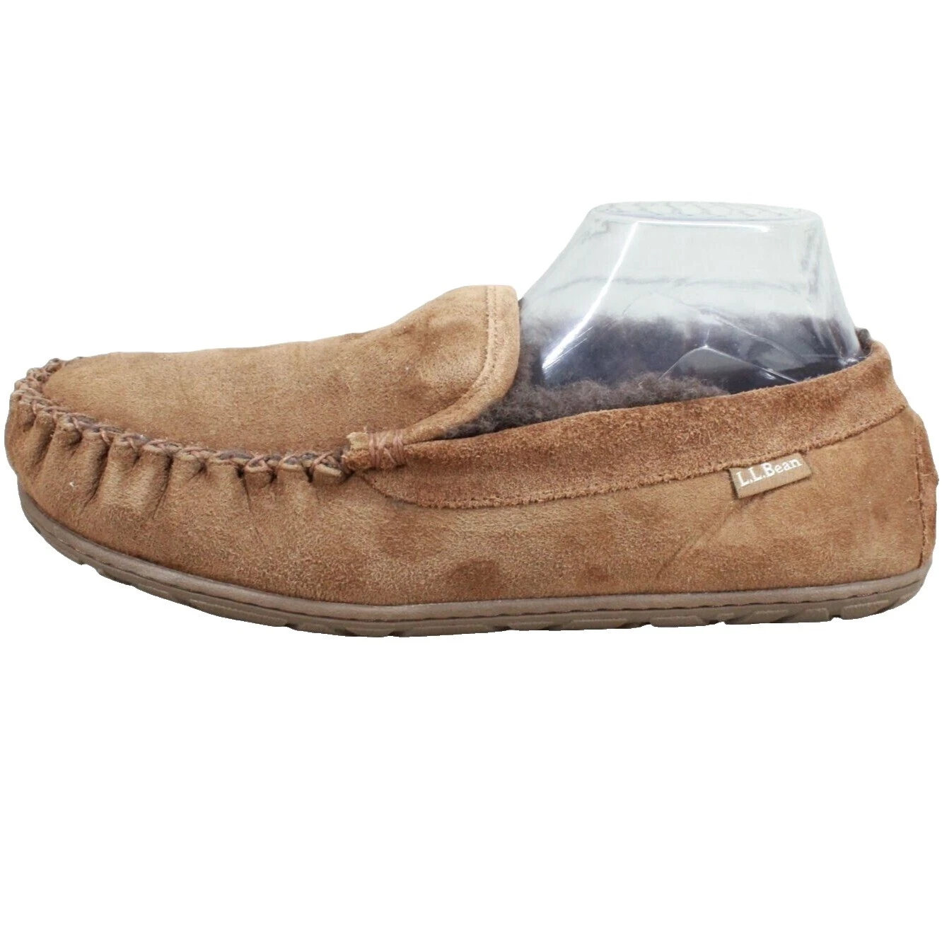 L.L. Bean Suede Upper Solid Slippers for Men