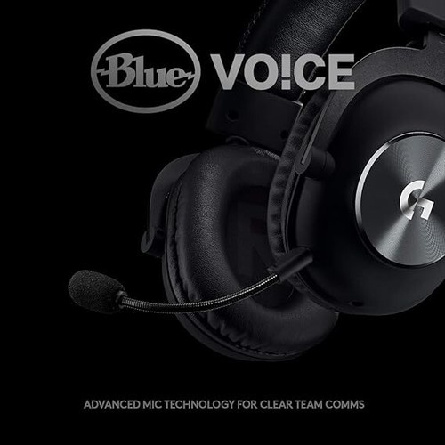Auriculares para juegos Logitech G Pro X Blu VO!CE Technology (totalmente nuevos) *sellados* - Imagen 7 de 8