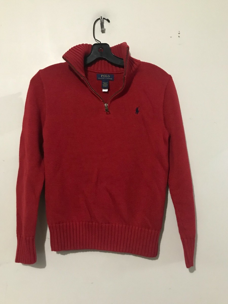 Ralph Lauren /M(10〜12)/コットン セーター Polo Ralph Lauren クマ刺繍 ニット M(10-12) Polo ベア コットン