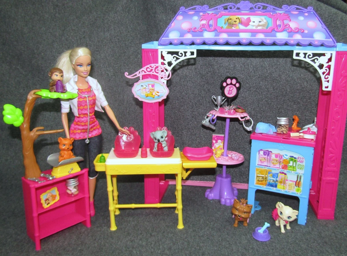 Barbie dog grooming set sale