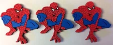 Spiderman Marvel Rubber Crouched Refrigerator Magnet CROU1 2-1/2" x 2-3/8" 3PCS
