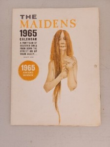 The Maidens 1965 Calendar Humorous Pinup Art Select Girls From Down the Street