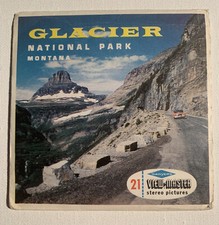 View-Master GLACIER NATIONAL PARK - A296 - 3 Reel Set V2