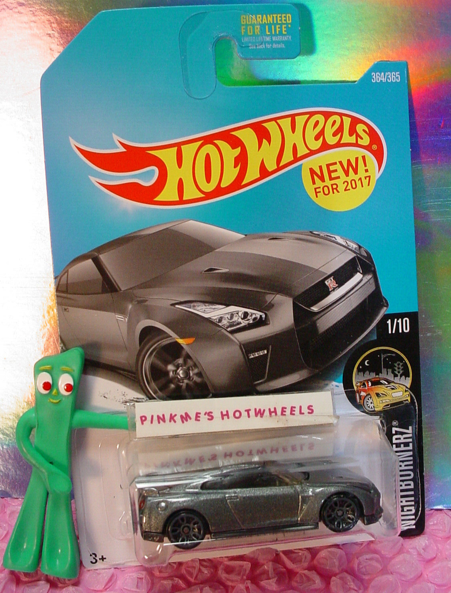 New 2017 Hot Wheels '17 NISSAN GT-R (R35) #364✰Gray;j5