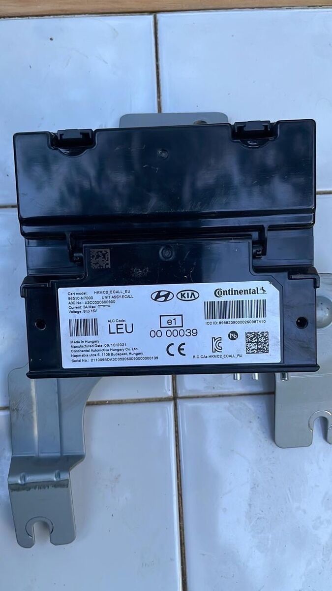 Hyundai Tucson 2021 2023 OEM ECall control unit HKMC2 96510 Hyundai Tucson 2021 2023 OEM ECall control unit HKMC2 96510